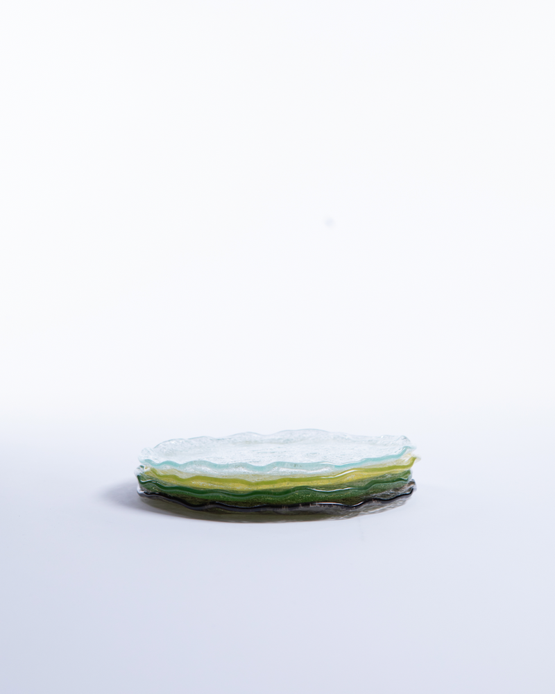 Just Glass Plate Smoke/20CM